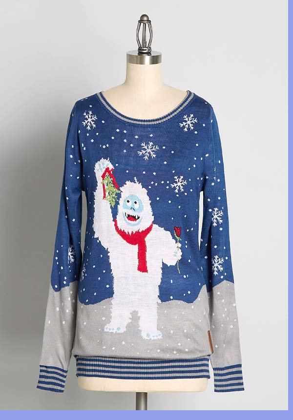 Abominable Snow Kiss Sweater