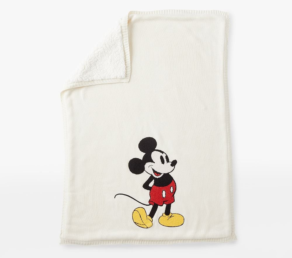 Disney Mickey Mouse and Minnie Mouse Heirloom Baby Blankets