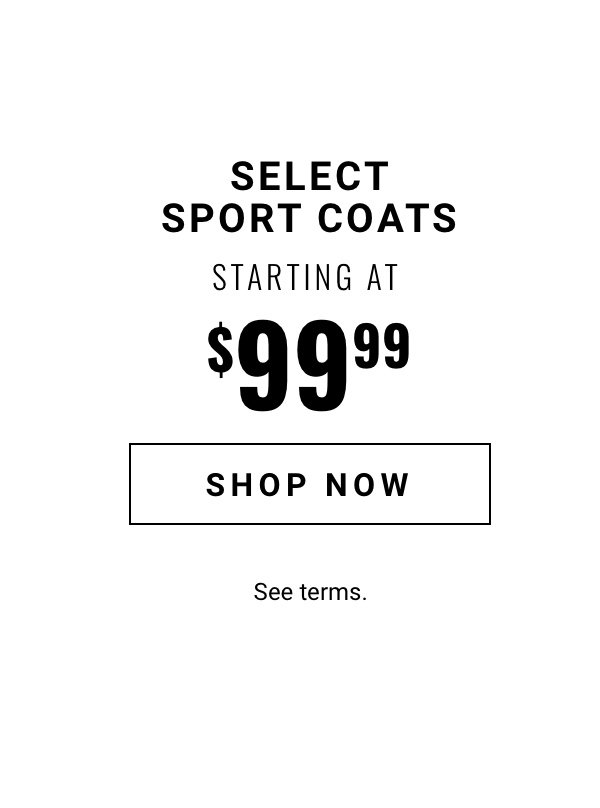 Select Sport Coats 99 99