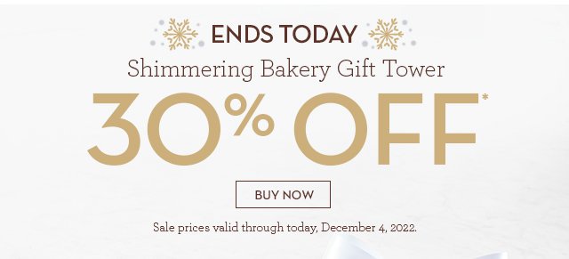 Ends Today - Shimmering Bakery Gift Tower - 30% OFF*