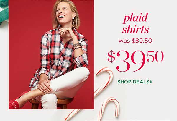 Plaid Shirts $39.50 | Shop Deals