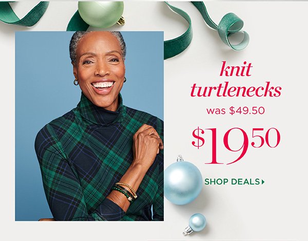 Knit Turtlenecks $19.50 | Shop Deals