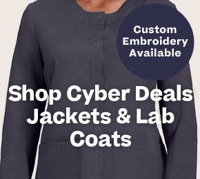 Shop Cyber Deals Jackets & Lab Coats